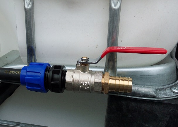 Pumpenanschluß 3/4" für Verbindungssets (Bild für) Pumpenanschluß 3/4" für Verbindungssets